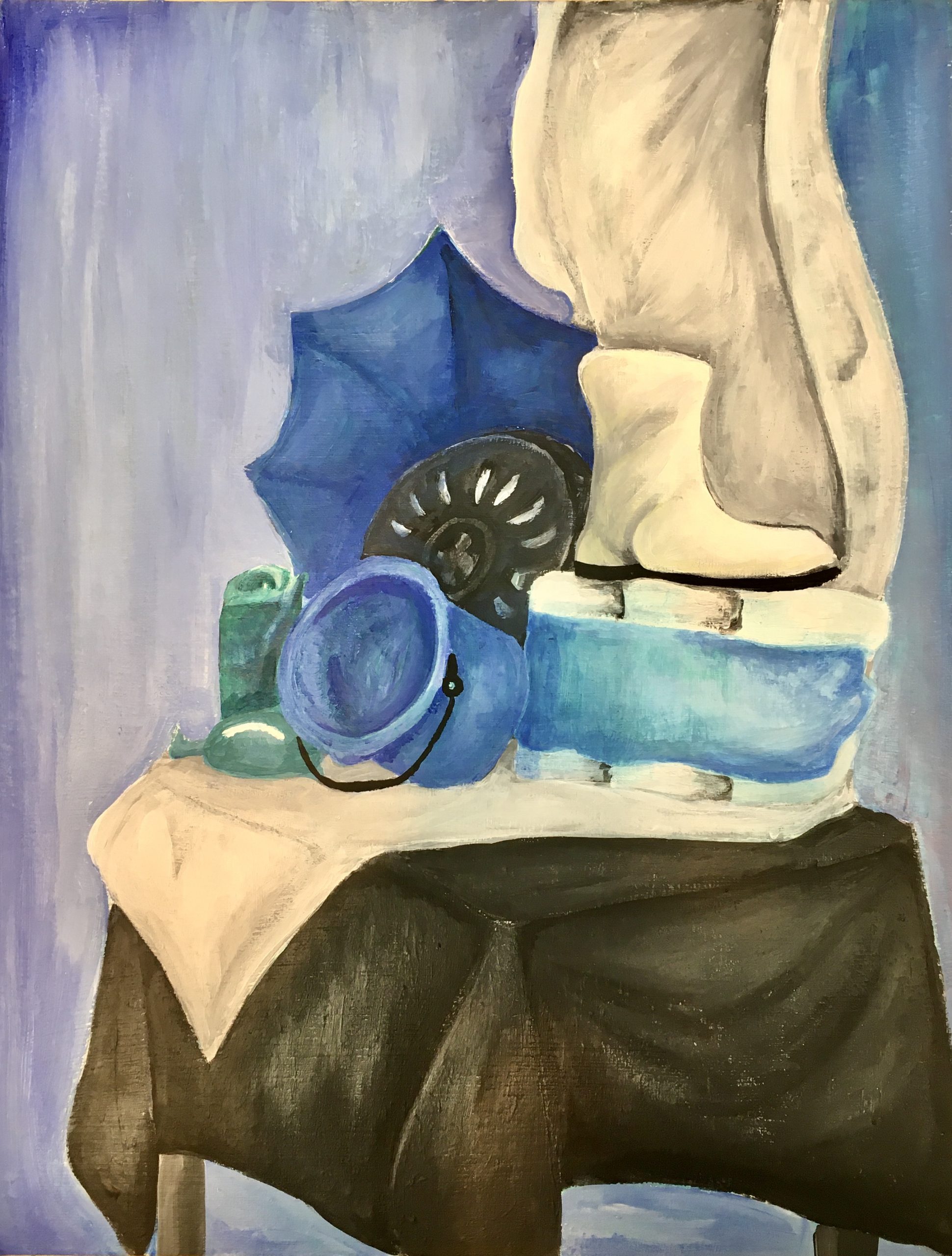 Emmi Koivumäen asetelmamaalaus.