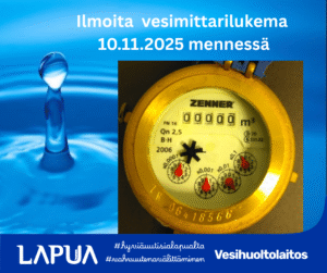 Vesimittari ja 10.11.25 mennessä