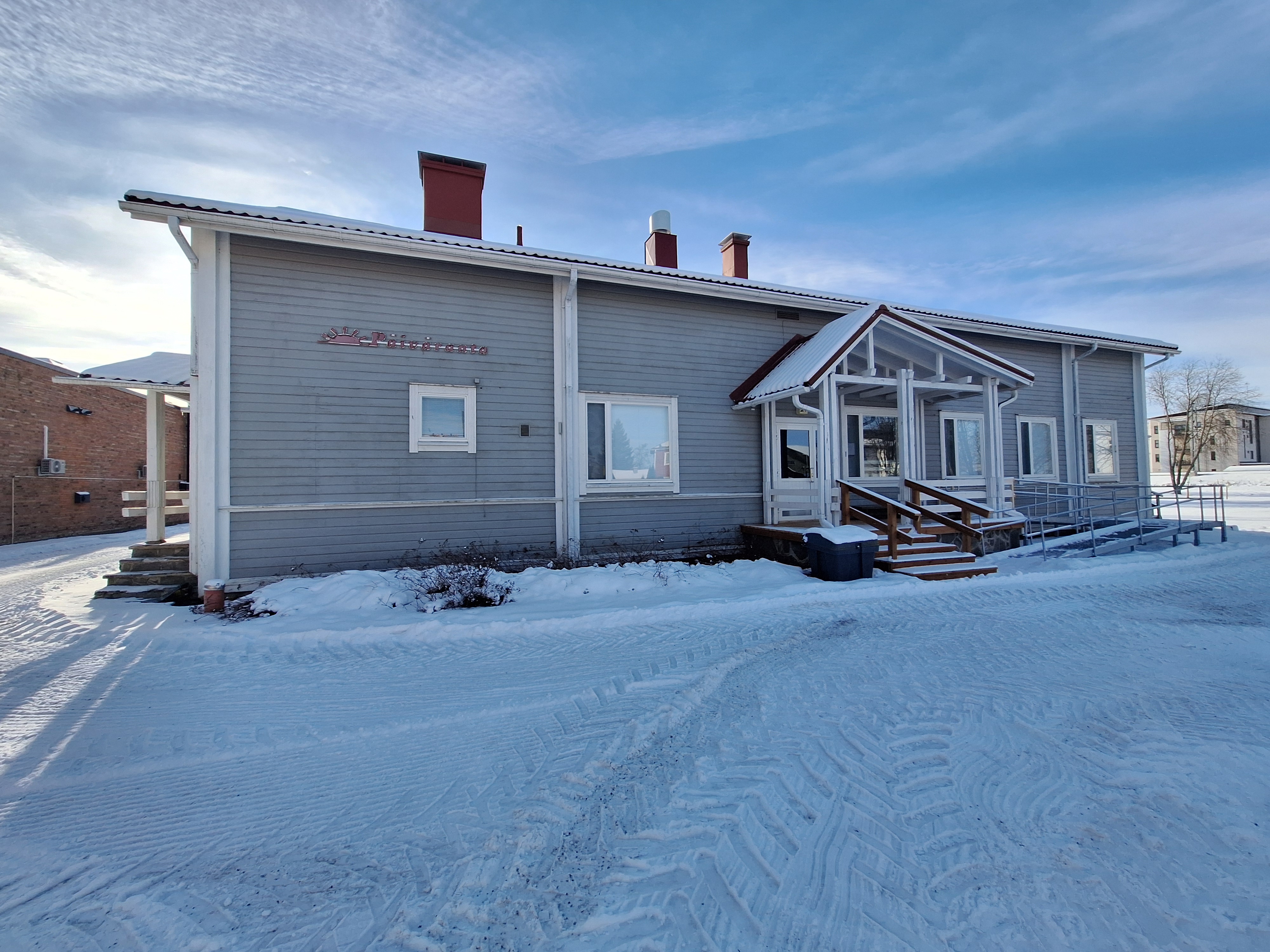 Yhteisötalo Päiväranta sijaitsee osoitteessa Kauppakatu 21. Rakennukseen on esteetön ramppi.