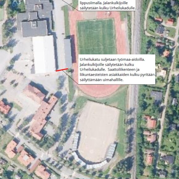 Aluekartta suluilla.