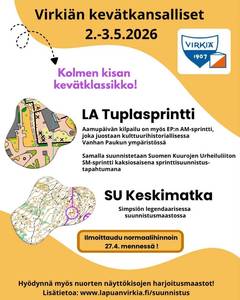 Virkiän kevätkansalliset suunnistuskisat